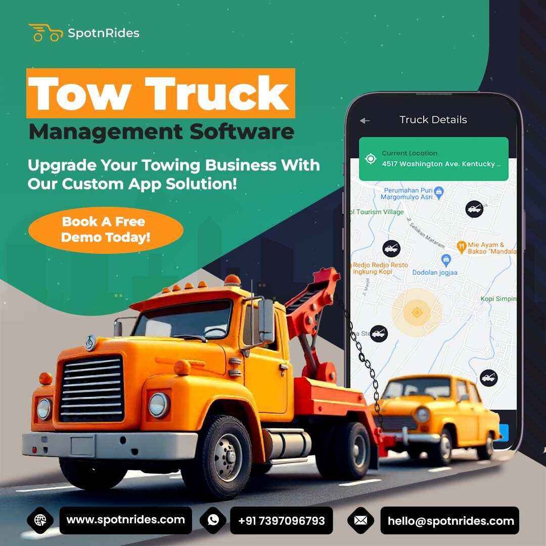 SpotnRides Uber for Tow Trucks – Fast & Smart Roadside Assistance