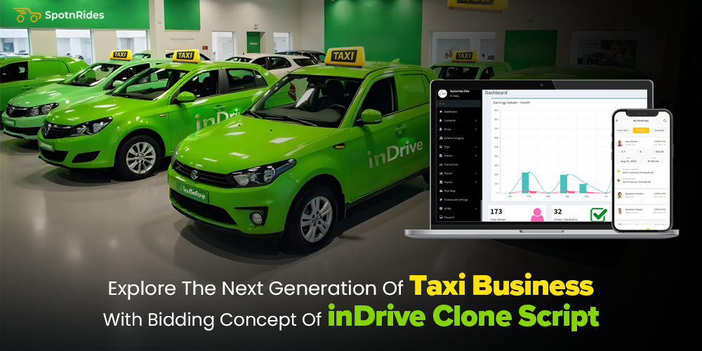 In-Drive Clone App Development By SpotnRides